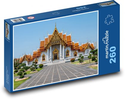 Thajsko - chrám - Puzzle 260 dílků, rozměr 41x28,7 cm