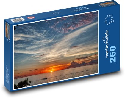 Sea, sunset - Puzzle 260 pieces, size 41x28.7 cm 