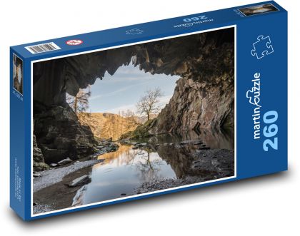Lake, cave - Puzzle 260 pieces, size 41x28.7 cm