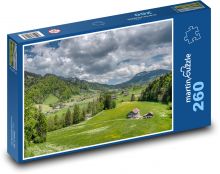Krajina, hory Puzzle 260 dílků - 41 x 28,7 cm