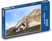 Chapel, mountains Puzzle 260 pieces - 41 x 28.7 cm 