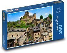 Zamek, miasto Puzzle 260 elementów - 41x28,7 cm