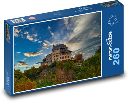 Hrad, pevnost - Puzzle 260 dílků, rozměr 41x28,7 cm