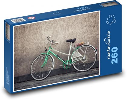 Opustený bicykel - Puzzle 260 dielikov, rozmer 41x28,7 cm