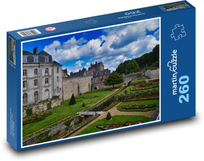 Historické záhrady v srdci Európy - Puzzle 260 dielikov, rozmer 41x28,7 cm