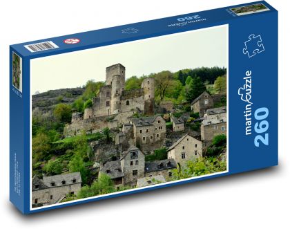 Středověká vesnice - puzzle 260 dílků