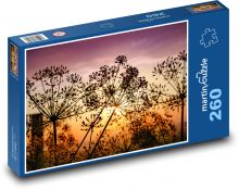 Louka při západu slunce Puzzle 260 - 41x28,7 cm