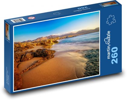 Sunshine over a sandy beach - Puzzle 260 pieces, size 41x28.7 cm 