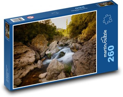 Cichy strumień górski - Puzzle 260 elementów, rozmiar 41x28,7 cm