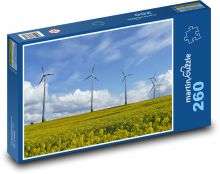 Větrná energie Puzzle 260 - 41x28,7 cm