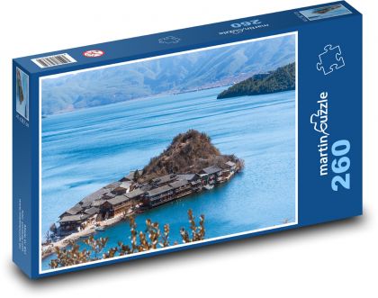 China - lake - Puzzle 260 pieces, size 41x28.7 cm 