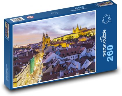 Goldenes Prag in der Abenddämmerung - Puzzle - 260 Teile