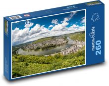 Panorama of Cochem and the Mosel River Puzzle 260 pieces - 41 x 28.7 cm