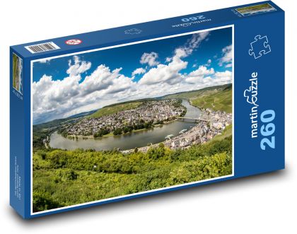 Niemcy — Mozela - Puzzle 260 elementów, rozmiar 41x28,7 cm