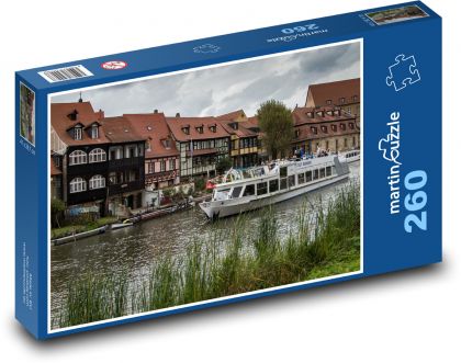 Niemcy — Bamberg - Puzzle 260 elementów, rozmiar 41x28,7 cm