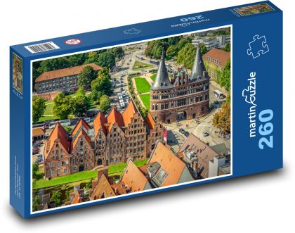 Německo - Lübeck - Puzzle 260 dílků, rozměr 41x28,7 cm