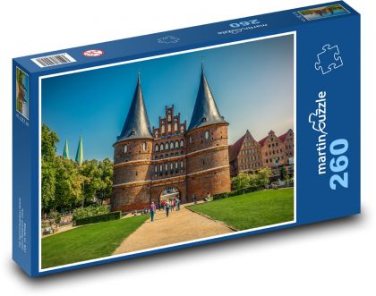 Lübeck - Holstein Gates - Puzzle 260 pieces, size 41x28.7 cm 