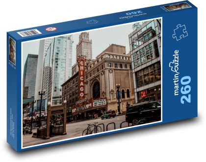 USA (Chicago) - Puzzle 260 pieces, size 41x28.7 cm 