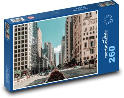 USA - Chicago - Puzzle 260 dílků, rozměr 41x28,7 cm