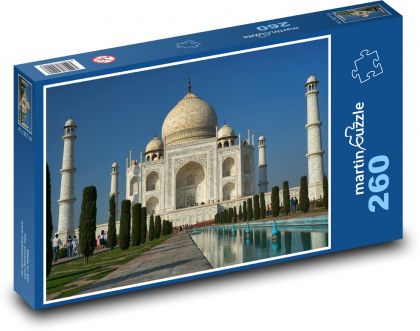 Indie - Taj Mahal - Puzzle 260 dílků, rozměr 41x28,7 cm