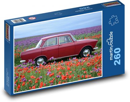 Car - Moskvich - Puzzle 260 pieces, size 41x28.7 cm 