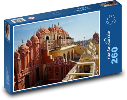 Růžový palác v Indii - puzzle 260 dílků
