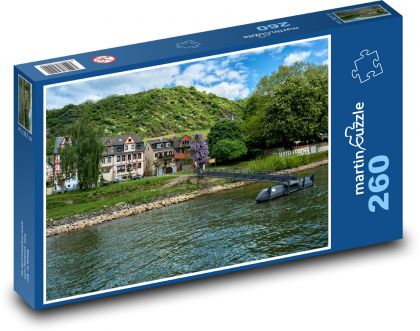 Bacharach am Rhein, Německo - puzzle 260 dílků