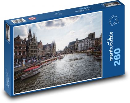 Holandia - Amsterdam - Puzzle 260 elementów, rozmiar 41x28,7 cm