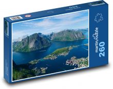 Norwegia - Fiordy Puzzle 260 elementów - 41x28,7 cm
