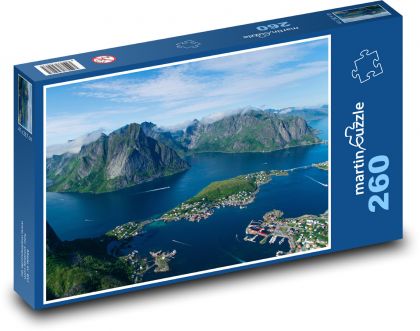 Nórsko - Fjordy - Puzzle 260 dielikov, rozmer 41x28,7 cm
