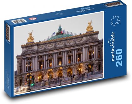 Paříž Opera Garnier - puzzle 260 dílků