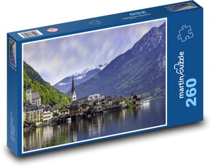 Rakousko - Hallstatt - Puzzle 260 dílků, rozměr 41x28,7 cm