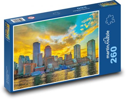 USA - Boston - Puzzle 260 dielikov, rozmer 41x28,7 cm