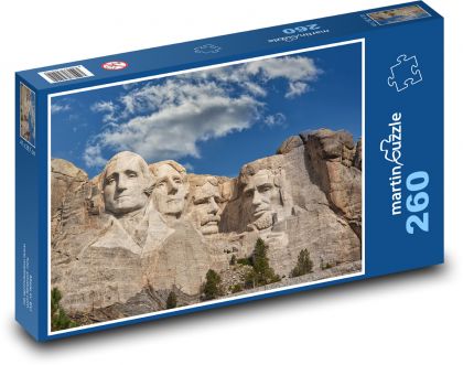USA - Mount Rushmore - Puzzle 260 dílků, rozměr 41x28,7 cm