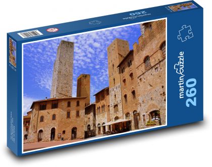 Itálie - Torre - Puzzle 260 dílků, rozměr 41x28,7 cm