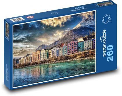 Austria - Innsbruck - Puzzle 260 elementów, rozmiar 41x28,7 cm