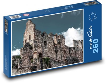 Zřícenina hradu - Puzzle 260 dílků, rozměr 41x28,7 cm