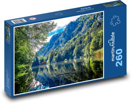 Hintersteiner See, Tyrolean Alps (Austria) - Puzzle 260 pieces, size 41x28.7 cm 