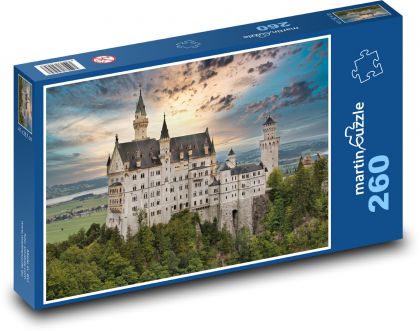 Nemecko - Neuschwanstein - Puzzle 260 dielikov, rozmer 41x28,7 cm