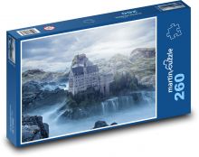 Fantazie, hrad Neuschwanstein Puzzle 260 dílků - 41 x 28,7 cm