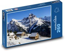 Hory, sníh Puzzle 260 dílků - 41 x 28,7 cm