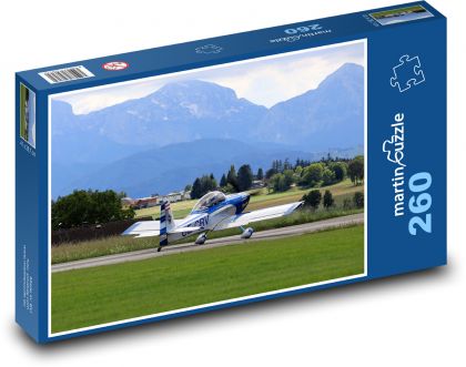 Sportovní letadlo - Puzzle 260 dílků, rozměr 41x28,7 cm