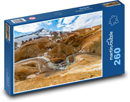 Iceland - volcano - Puzzle 260 pieces, size 41x28.7 cm 