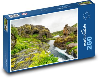 Divoká příroda Islandu - puzzle 260 dílků