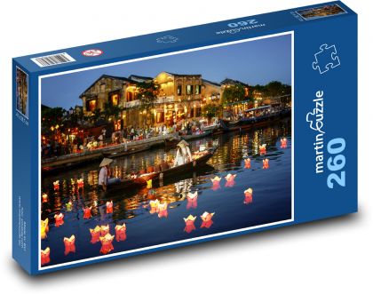 Vietnam - Hoi An - Puzzle 260 dílků, rozměr 41x28,7 cm