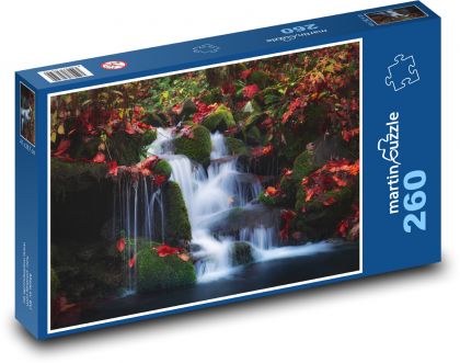 Herbstwasserfall - Puzzle - 260 Teile