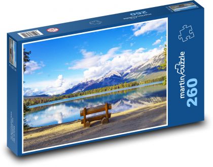 Mountain lake - Puzzle 260 pieces, size 41x28.7 cm 