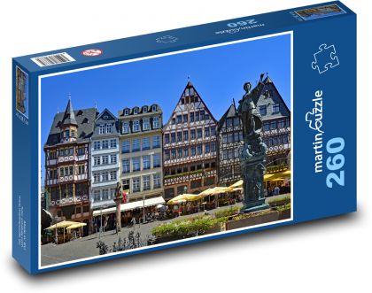 Německo - Frankfurt Nad Mohanem - Puzzle 260 dílků, rozměr 41x28,7 cm