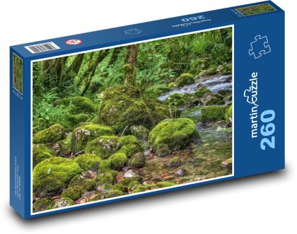 Potok, príroda - Puzzle 260 dielikov, rozmer 41x28,7 cm