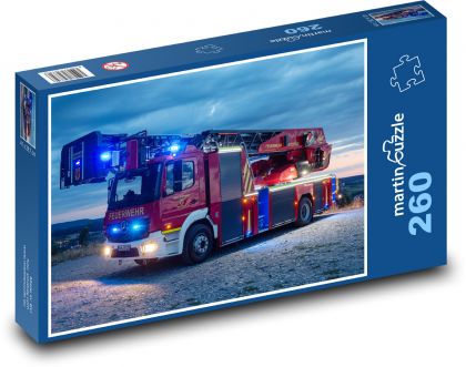 Firefighters, Mercedes - Puzzle 260 pieces, size 41x28.7 cm 